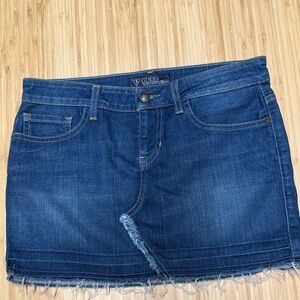 GUESS Women's Dark Blue Mini Skirt